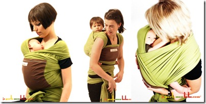 noeud echarpe de portage bébé 6 mois