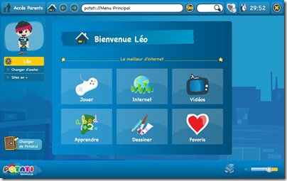 Potati interface 7-12 ans Potati interface 7-12 ans