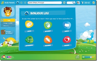 ecran accueil potati ecran accueil potati