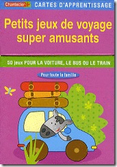 Carte d'apprentissage Chantecler - Petits jeux de voyage super amusants