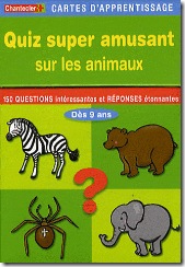 Carte d'apprentissage Chantecler - Quiz super amusant sur les animaux 