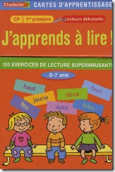 Carte d'apprentissage Chantecler - j'apprend a lire CP