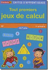 Carte d'apprentissage Chantecler - jeux de calcul CP