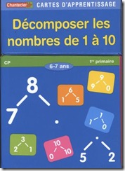 Décomposer les nombres de 1 à 10