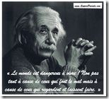 Citation Albert Einstein - mini Citation Albert Einstein - mini