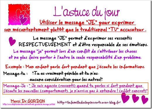 Message JE thomas Gordon