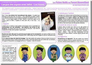 FO MP 7 - Langue des signes avec bébé - Les bases