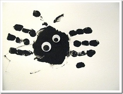 Activités haloween enfants - araignée