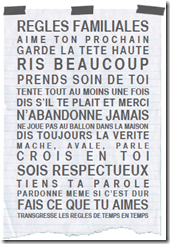 Règles de famille 12