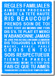 Règles en famille 9