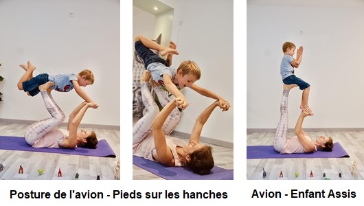 Réduire le stress chez l'enfant par le yoga - Avion