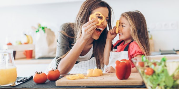 préparation des repas sans stress avec les enfants